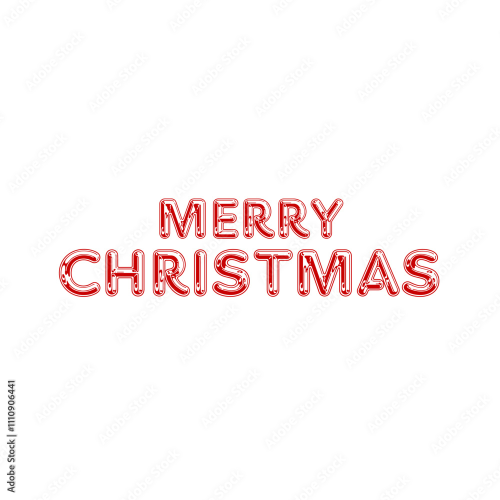 Merry Christmas Text Art Design In Red Color with White Background, Merry Christmas Design, Christmas Day Typography Text Design. Merry Christmas Text Art Design In Red Color with White Background, Merry Christmas Design, Christmas Day Typography Text Design.