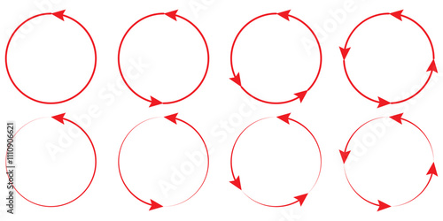 Refresh icon set. Reload icon, Update icon, convert icon set. White background. Vector illustration.