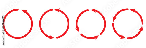 Refresh icon set. Reload icon, Update icon, convert icon set. White background. Vector illustration.