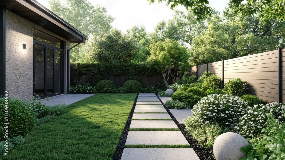 Fototapeta premium path in garden