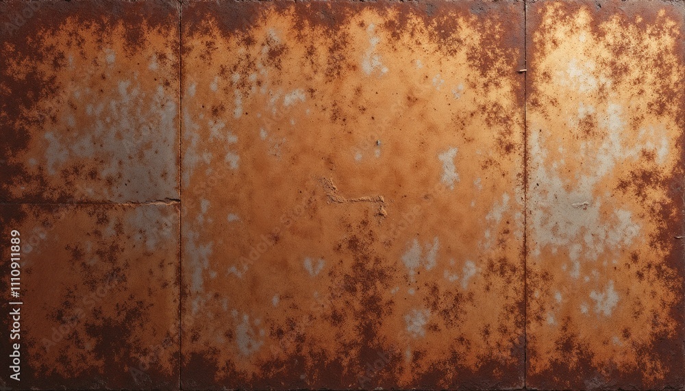 Rusty metal surface with orange and brown texture for industrial background Rusty metal surface with orange and brown texture for industrial background