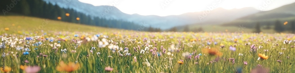 Obraz premium Mountain Meadow Bloom