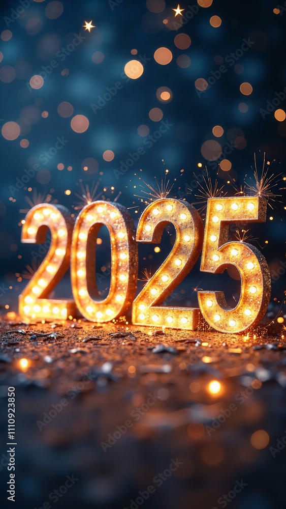 Dazzling 2025 New Year's Eve Countdown Clock: Perfect for Event Promotions, Social Media, and Marketing Campaigns Dazzling 2025 New Year's Eve Countdown Clock: Perfect for Event Promotions, Social Media, and Marketing Campaigns
