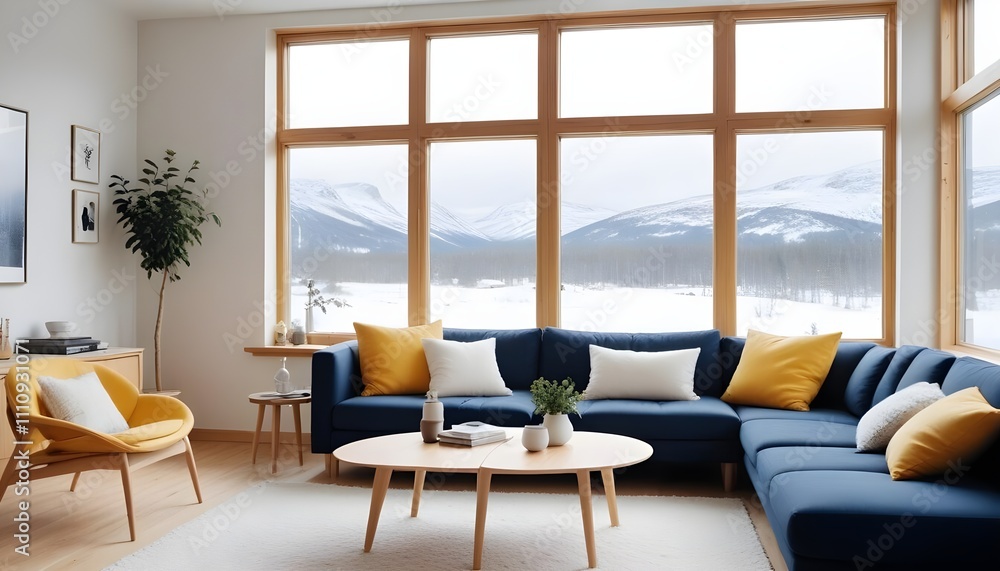 Scandinavian living room interior design zoom background Scandinavian living room interior design zoom background