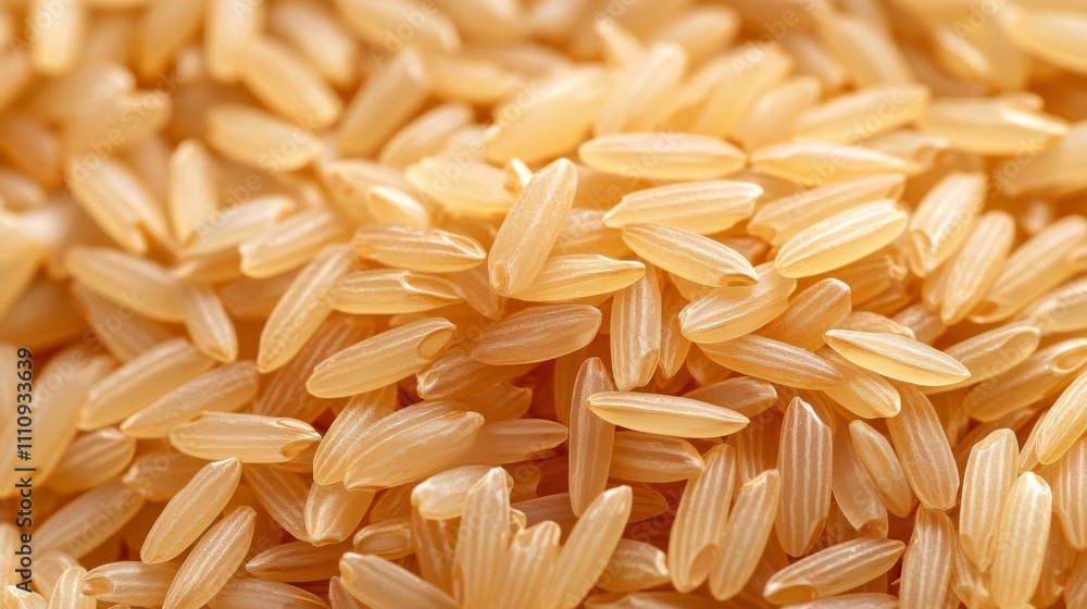Close-up of Uncooked Brown Rice Grains Close-up of Uncooked Brown Rice Grains