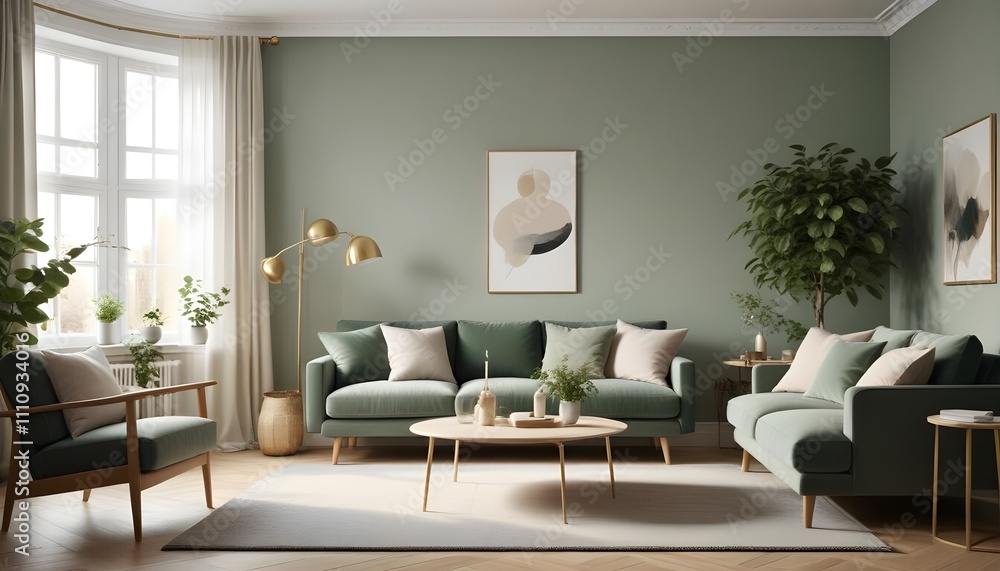 Scandinavian living room interior design zoom background Scandinavian living room interior design zoom background