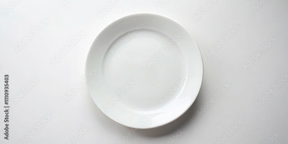 Serenity in Simplicity Minimalist White Plate on Gray Background for Elegant Dining Concepts and Tableware Photography Serenity in Simplicity Minimalist White Plate on Gray Background for Elegant Dining Concepts and Tableware Photography