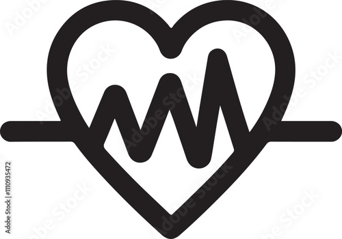 Free Download Heart Rhythm and EKG Icon. - GFXLoad