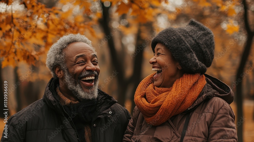 Joyful moments of an older couple in autumn park lifestyle photography natural setting heartwarming capture Joyful moments of an older couple in autumn park lifestyle photography natural setting heartwarming capture