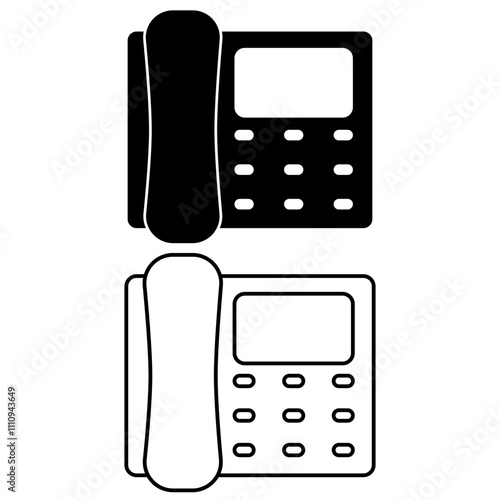 home phone icon, icon flat style pictogram for ui or ux mobile app, design sign logo symbol vector illustration, isolated on white editable