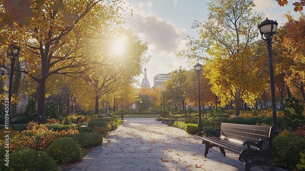 Obraz premium Autumn Park.