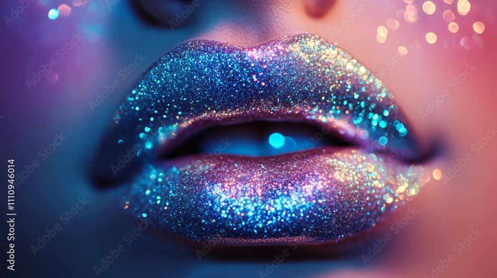 Glossy shining lips fastive make up glossy shining lips composition background Glossy shining lips fastive make up glossy shining lips composition background