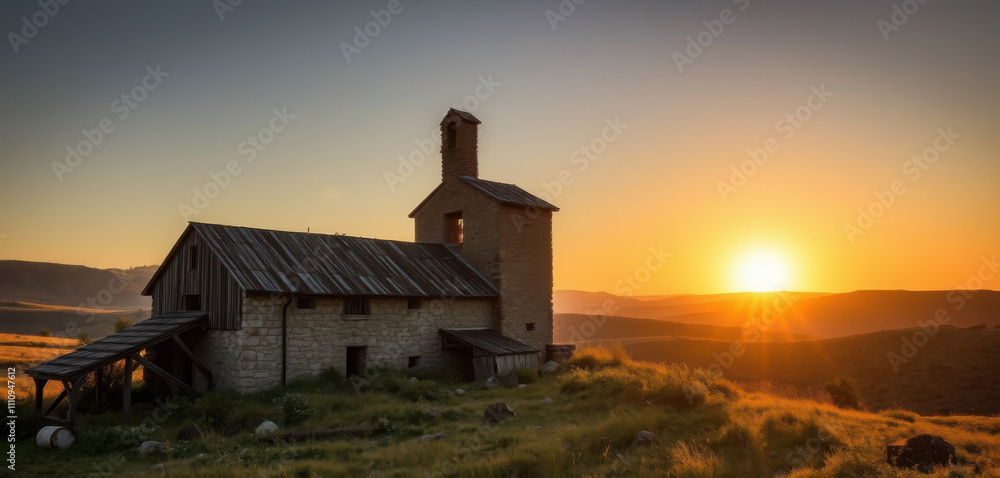 A hauntingly beautiful, abandoned stone mill, the Antiguo Molino Harinero in Tandil, Argentina, stands as a testament to time's relentless passage. A hauntingly beautiful, abandoned stone mill, the Antiguo Molino Harinero in Tandil, Argentina, stands as a testament to time's relentless passage.