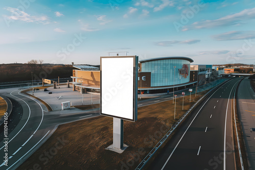 Advertisement board motorway high way photo