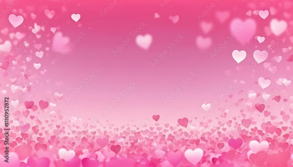 Abstract hearts lovely small and big blurred gradient background. Abstract hearts lovely small and big blurred gradient background.