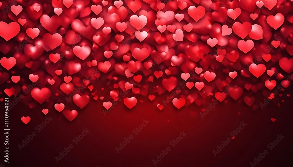 Abstract hearts lovely small and big blurred gradient background. Abstract hearts lovely small and big blurred gradient background.