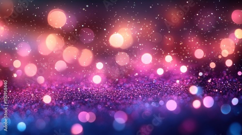 Sparkling Purple and Pink Glitter Background