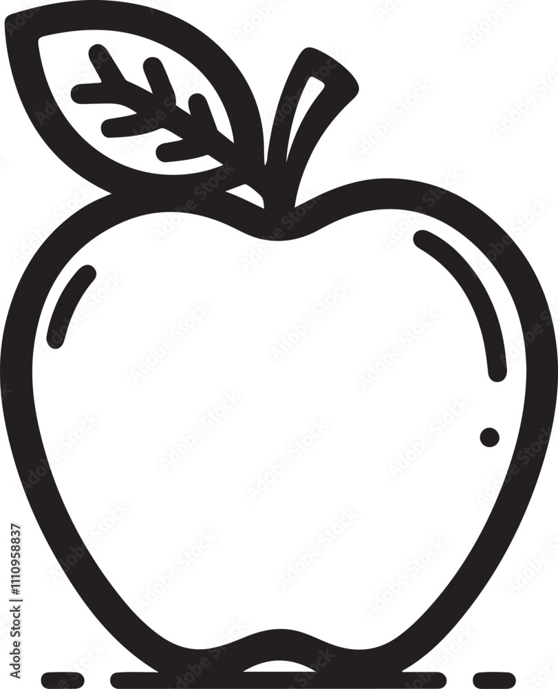 apple with leaf apple with leaf