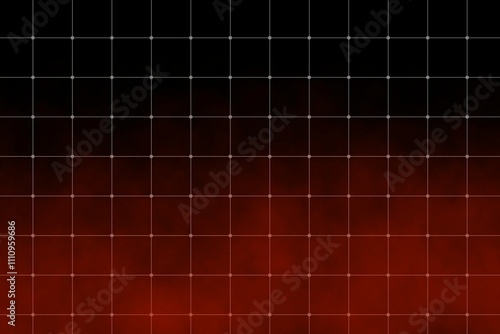 Beautiful HD Dots Grid Line With Red Smoke and Black Background photo