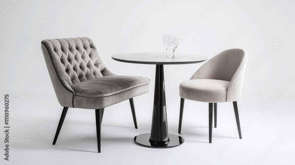 two chairs and table two chairs and table