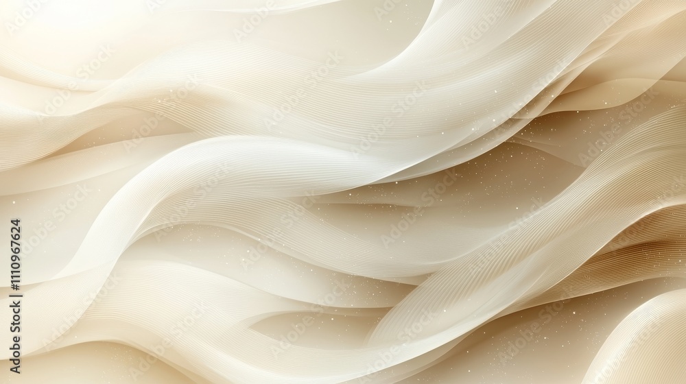 Obraz premium A soft beige abstract image with open space. 