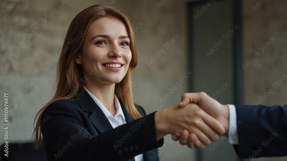 Business meeting handshake corporate office professional interaction indoor environment positive relations business growth Business meeting handshake corporate office professional interaction indoor environment positive relations business growth
