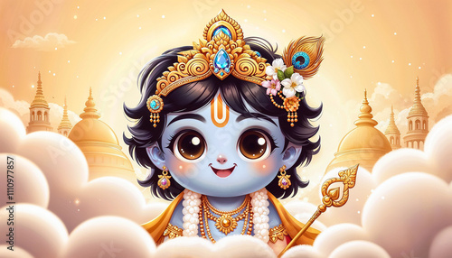 Cute Little Krishna photo