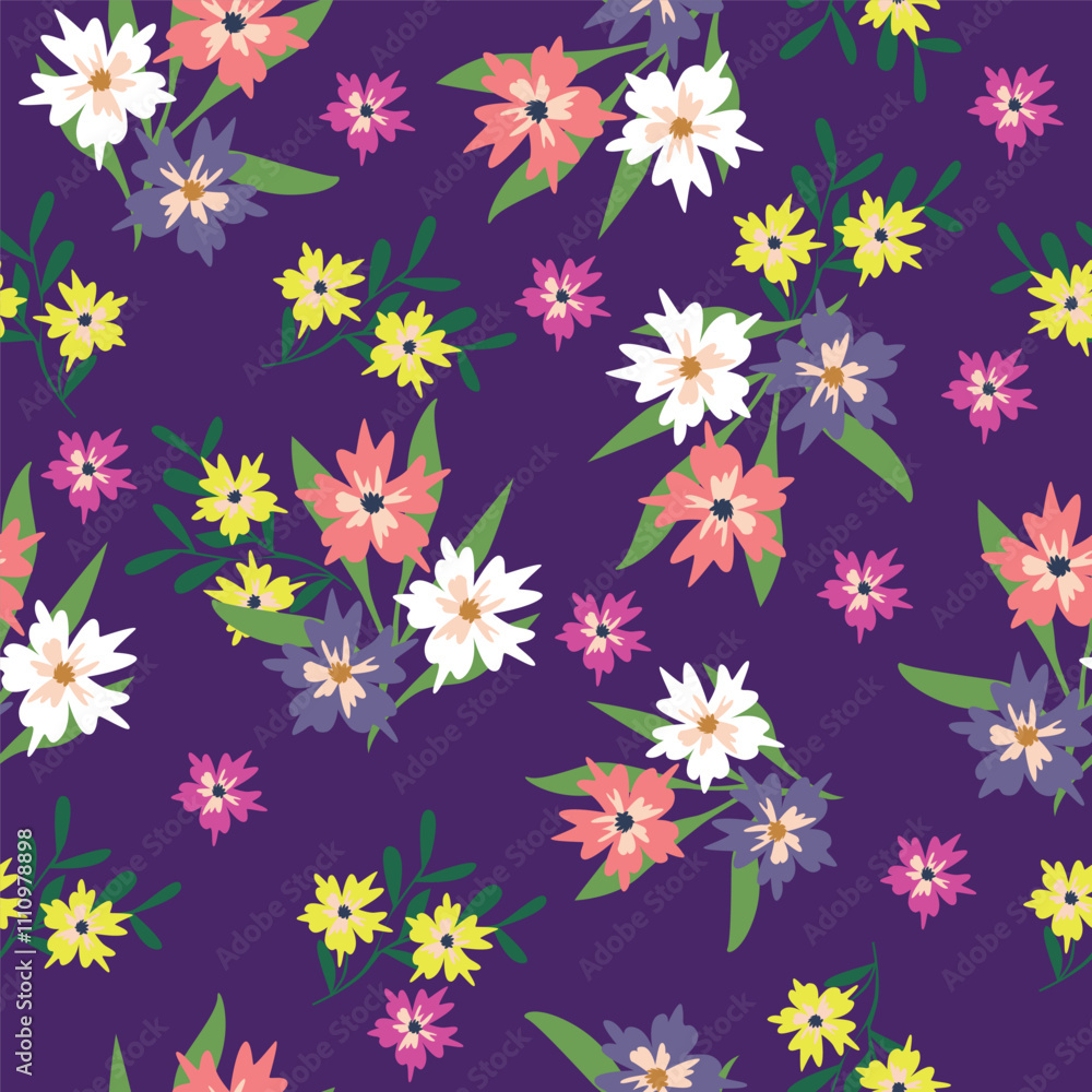 cute flower pattern image for fabric textile or wall decoration cute flower pattern image for fabric textile or wall decoration