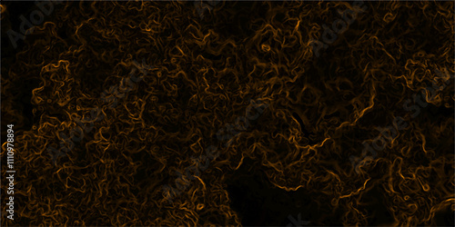 Abstract gloomy black and orange colors background for design. Dark orange grunge vector aquarelle stains design on black background. Old dirty rustic fire orange texture grungy with an elegant design