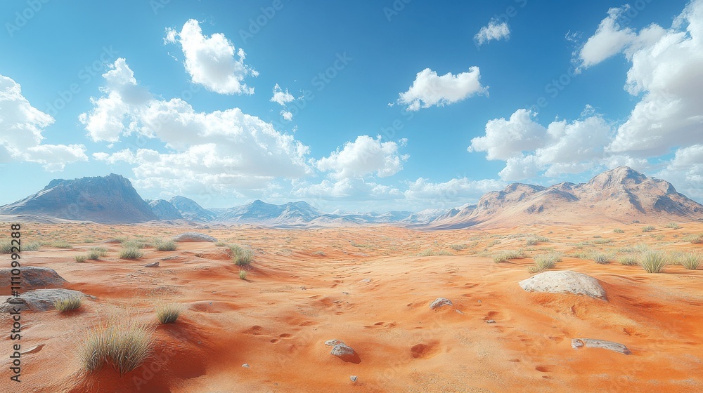 Naklejka premium landscape of the mountains