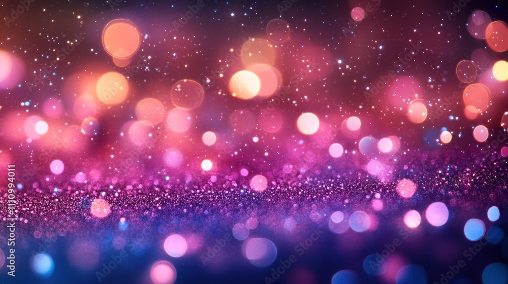 Shimmering Purple and Pink Glitter Lights Background Shimmering Purple and Pink Glitter Lights Background