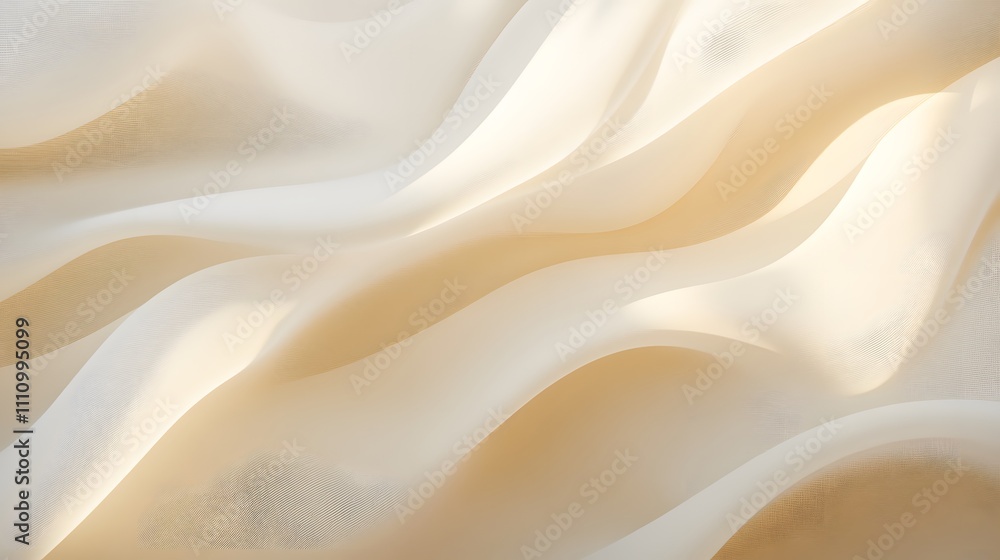 Obraz premium Static light patterns in calm beige