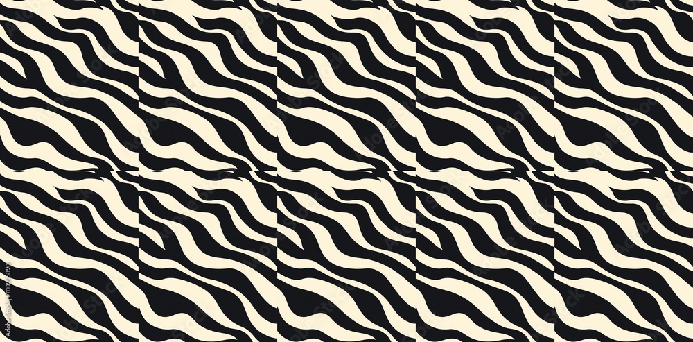 seamless pattern of Abstract black beige wavy stripes background modern stylish design graphic texture pattern seamless pattern of Abstract black beige wavy stripes background modern stylish design graphic texture pattern