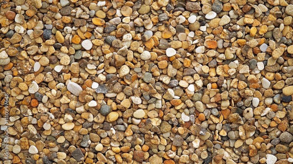Close-up of a Collection of Small Smooth Pebbles Close-up of a Collection of Small Smooth Pebbles