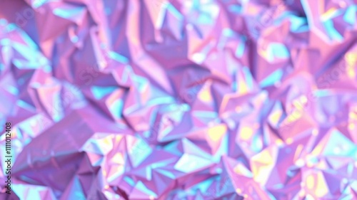 Blurred holographic background in 80s style with crumpled iridescent foil texture Synthwave, Vaporwave, Retrowave, retro futurism, webpunk concept, copy space, Vaporwave, Synthwave photo