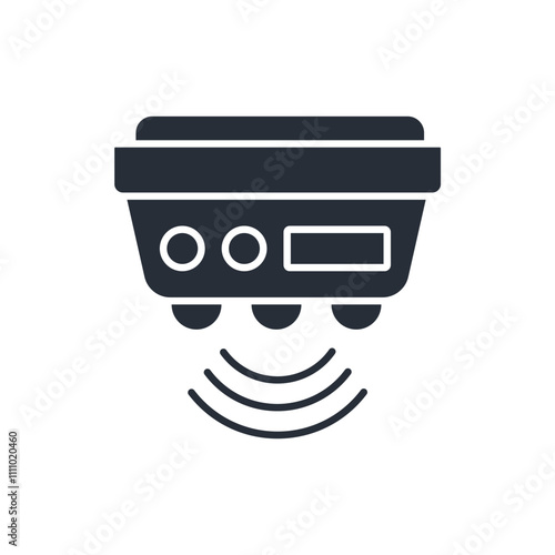 motion sensor icon. vector.Editable stroke.linear style sign for use web design,logo.Symbol illustration.