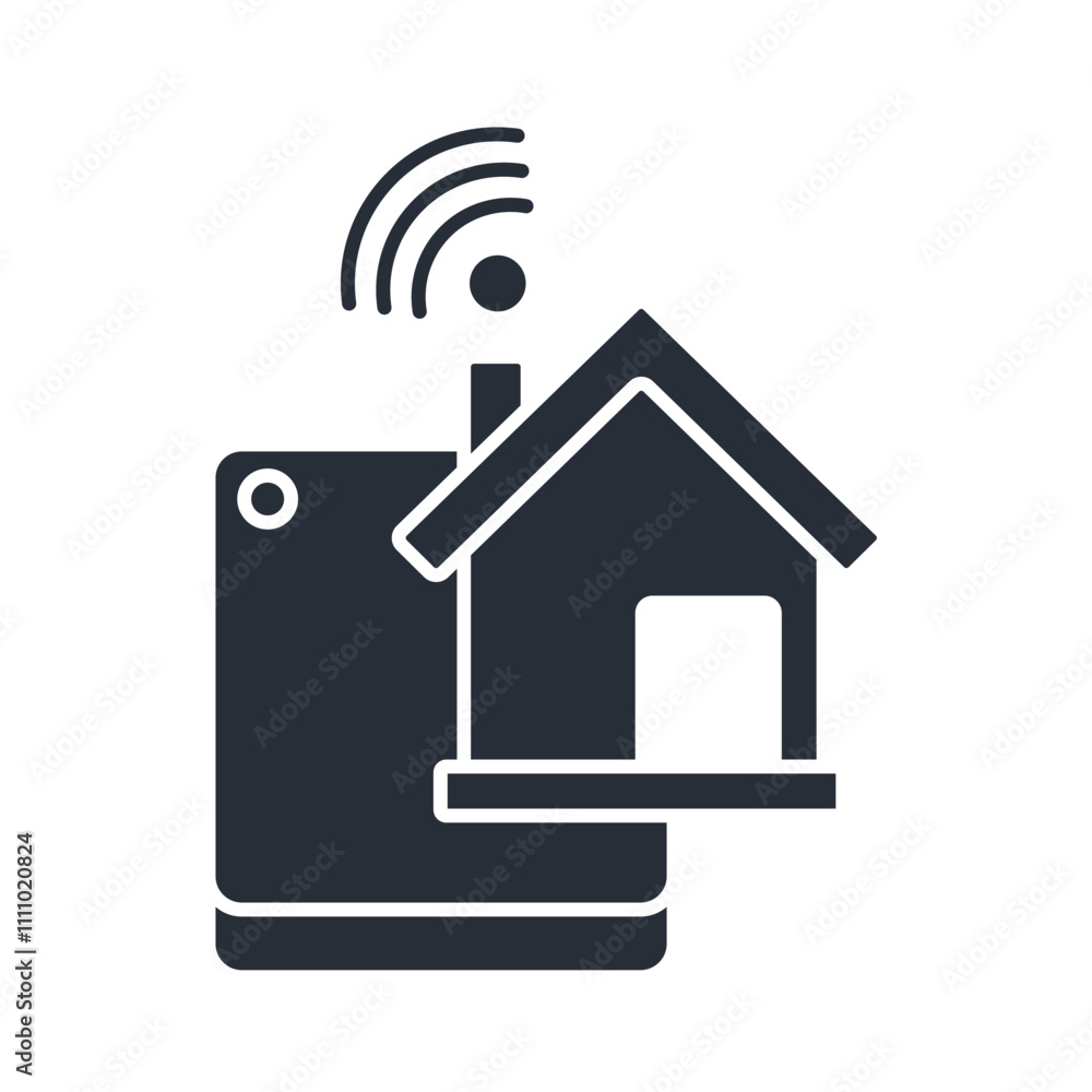 Smart hub icon. vector.Editable stroke.linear style sign for use web design,logo.Symbol illustration. Smart hub icon. vector.Editable stroke.linear style sign for use web design,logo.Symbol illustration.