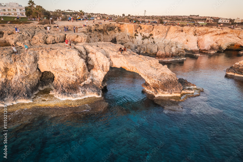 Sunset Over Natural Arch