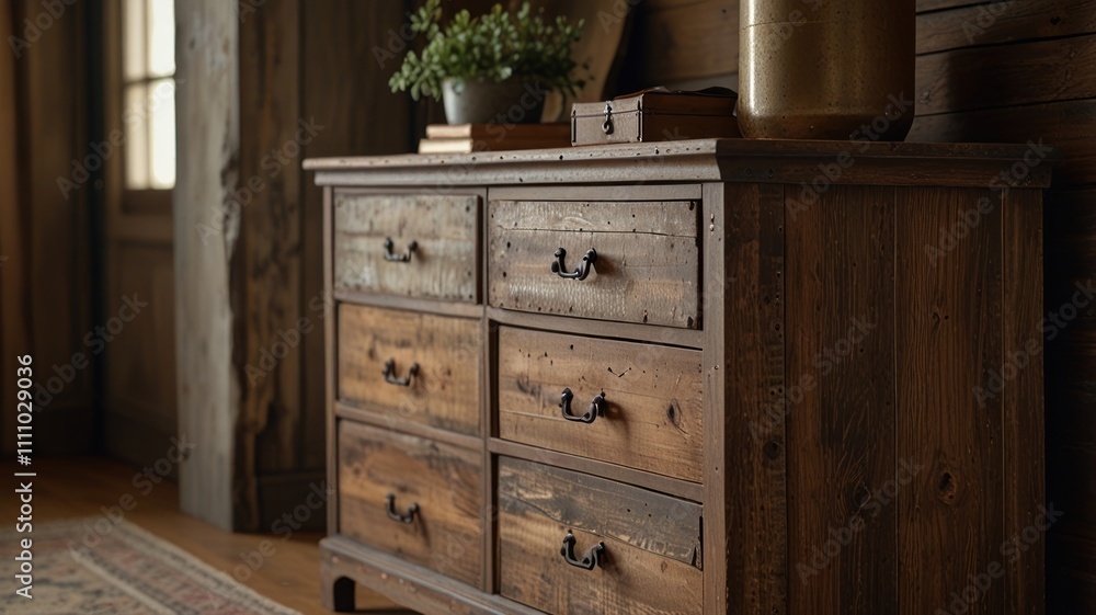 Rustic Wooden Chest of Drawers Rustic Wooden Chest of Drawers