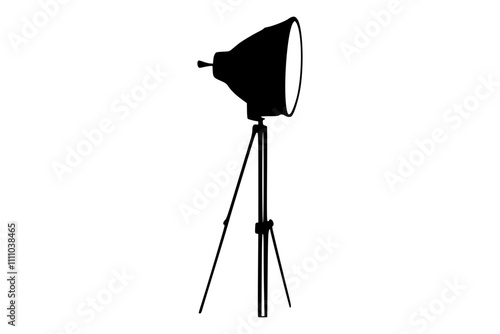 Studio focus light vector illustration icon equipment
