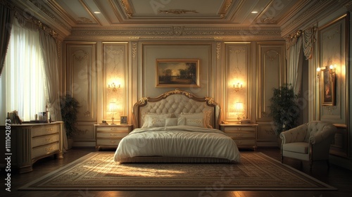 Opulent Master Bedroom  A Luxurious Retreat