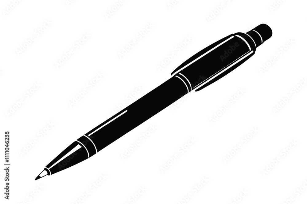 pen vector silhouette different icon pen vector silhouette different icon