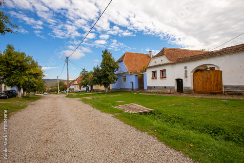 Obraz na płótnie Viscri - Traditional Village in Transylvania, Romania w salonie