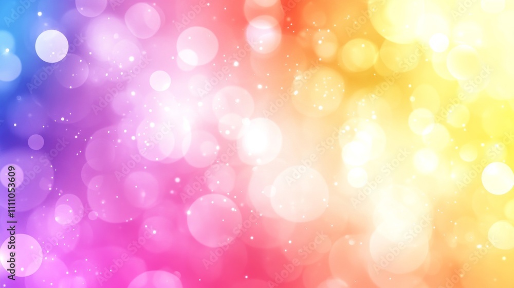 Abstract Colorful Bokeh Background with Blurred Lights Abstract Colorful Bokeh Background with Blurred Lights