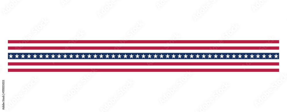 Stars and stripes Ribbon of American Flag Background. Stars and stripes Ribbon of American Flag Background.