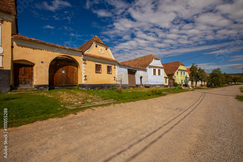 Obraz na płótnie Viscri - Traditional Village in Transylvania, Romania w salonie