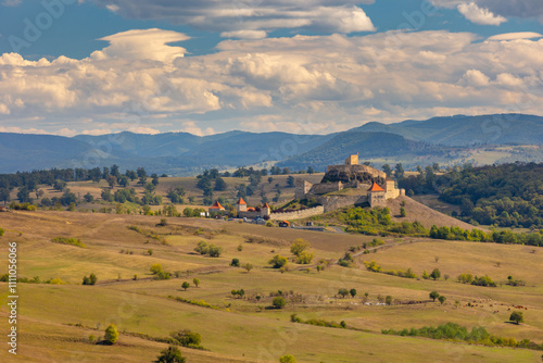 Obraz na płótnie Rupea Fortress - Historic Castle in Romania w salonie