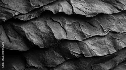 Wallpaper Mural Black Textured Rock Formations Torontodigital.ca