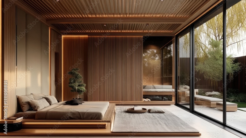 Modern Minimalist Bedroom Design with Natural Elements and Light Modern Minimalist Bedroom Design with Natural Elements and Light