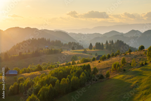 Obraz na płótnie Bucegi Mountains - Romania w salonie